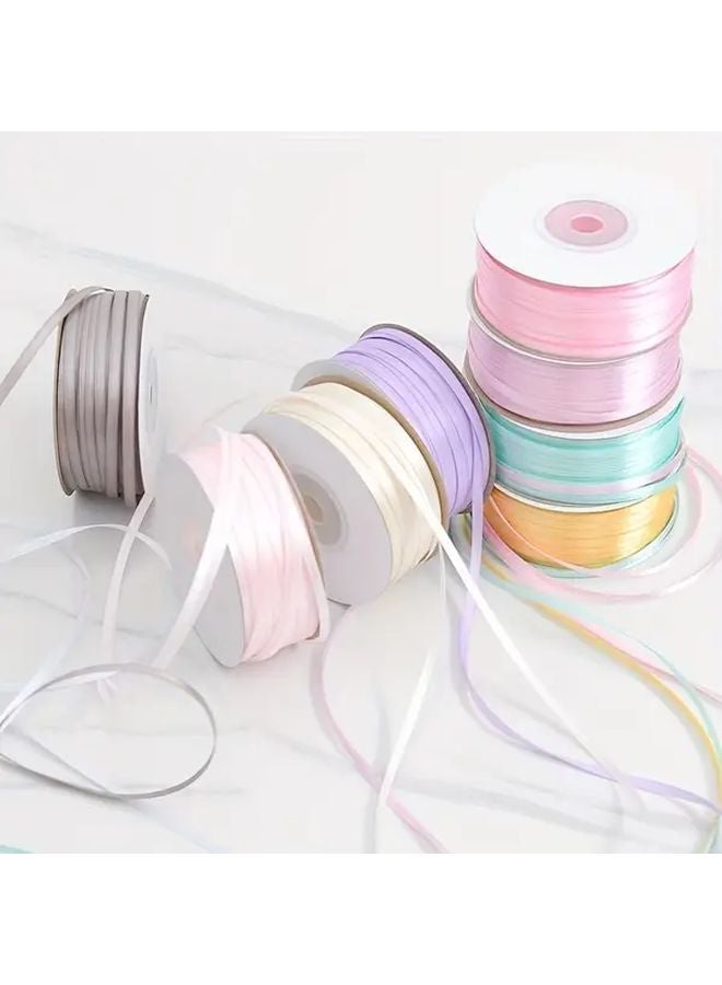 1 قطعة شريط رأس منسوج من البوليستر بعرض 3 مم، شريط علامة كتب DIY، شريط منسوج أزرق - Image 1